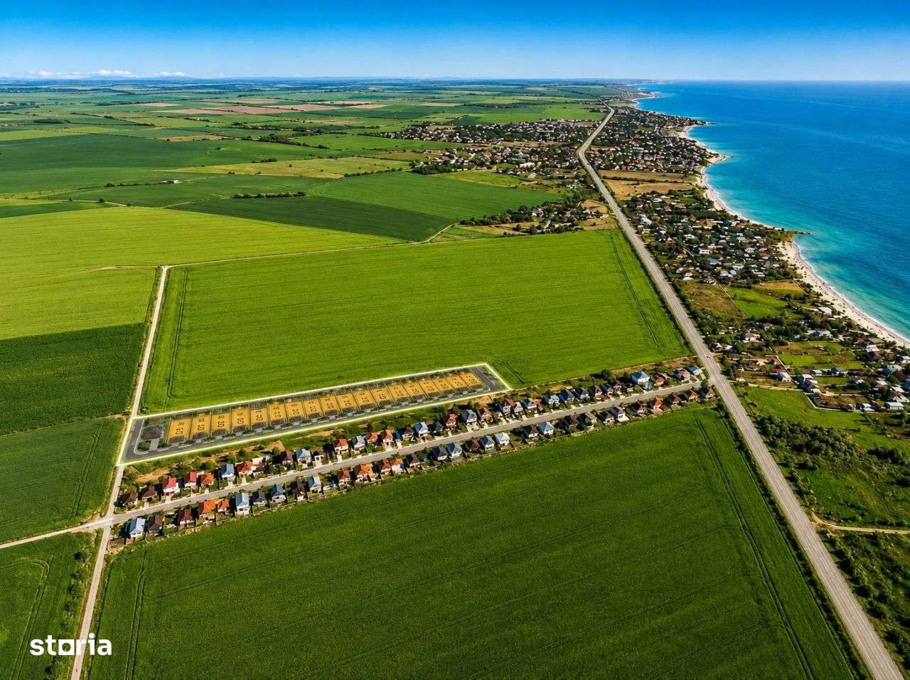 Vanzare loturi teren intravilan Vama Veche minim 500mp. PUZ-0