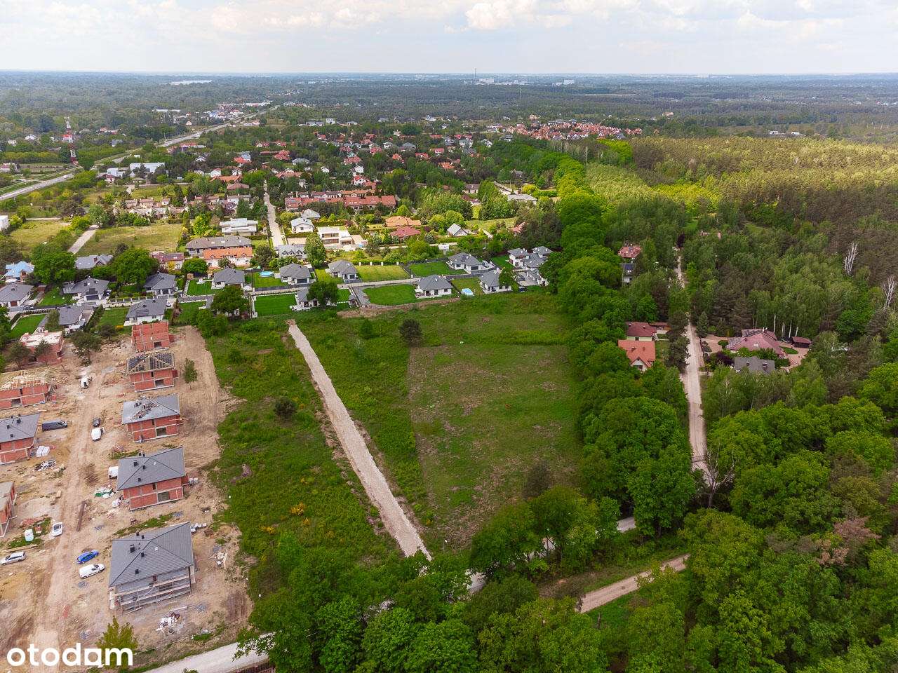 Pod inwestycję bliżniaków-plaża w lesie tuż obok!-4