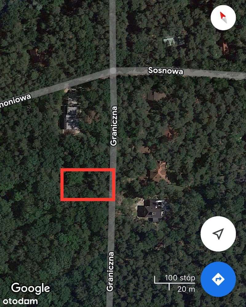 Piękna działka w Magdalence / ul.Graniczna - Pełny obrazek: 4/7