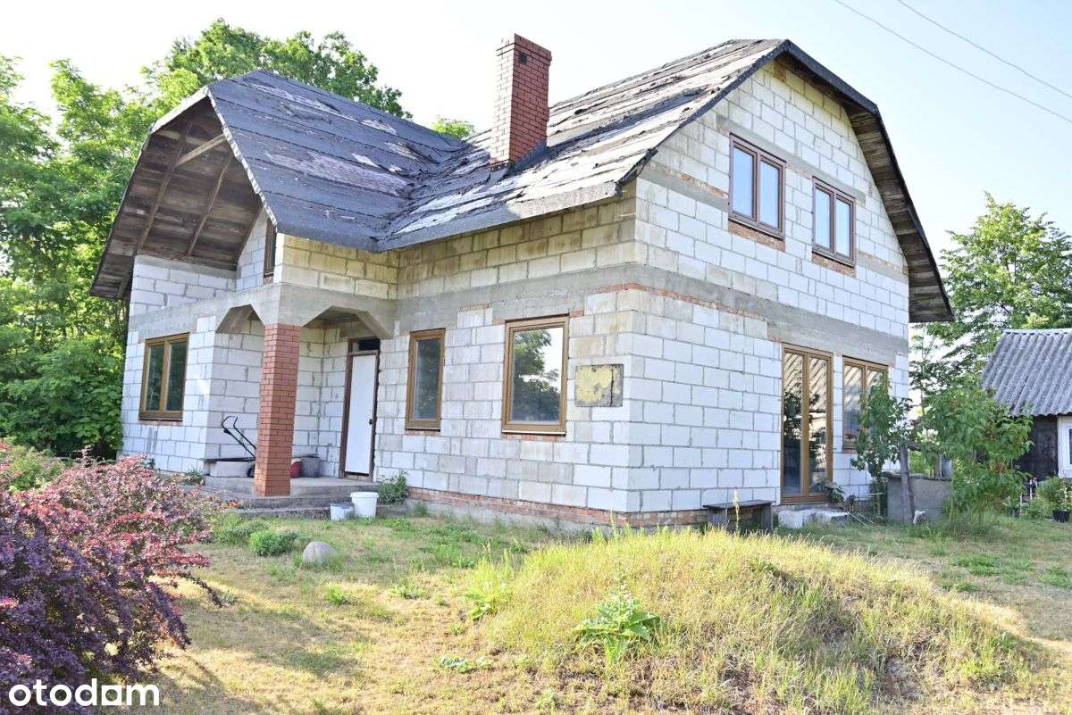 Dom na działce 1 ha - Równe okolice Łochowa 1,2ha-1