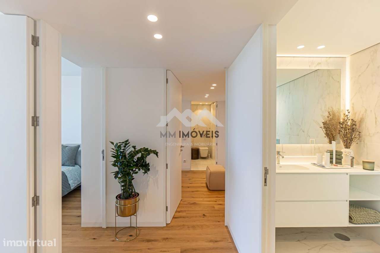 T3 Luxo Último Piso | Leça da Palmeira | Vistas de Mar | Varanda a Poe-5