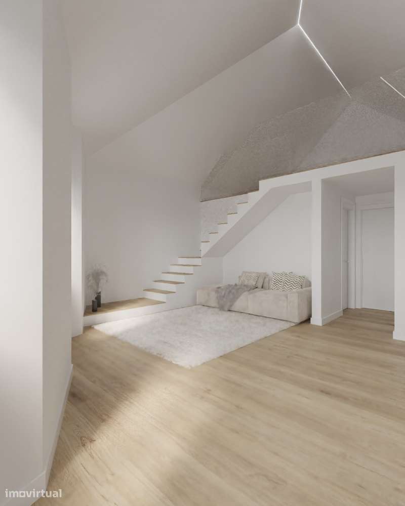 Apartamento T2 Duplex - Remodelado com terraço na Trafaria - Grande imagem: 4/4