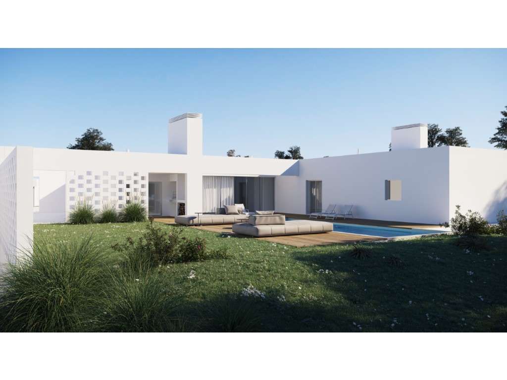 Moradia T3+1 individual, térrea com piscina no Coimbrão-3