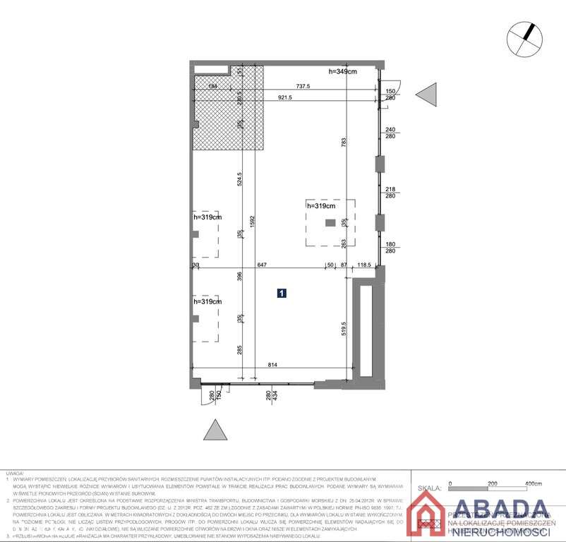 narożny lokal | 6 wejść | Podział 140|290|141-7