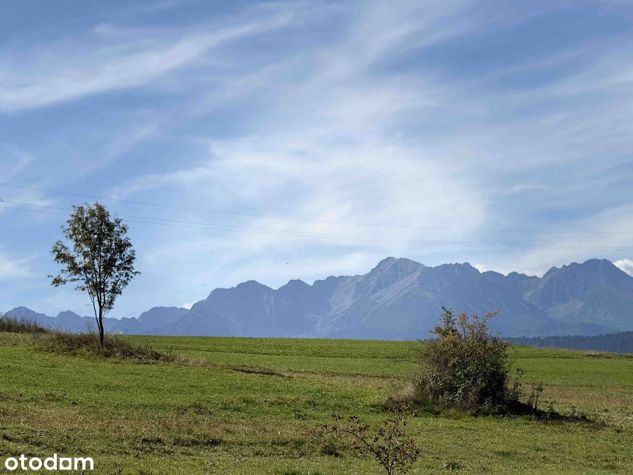Działka widokowa Rzepiska inwestycyjna widok na Tatry DojazdUtwardzony