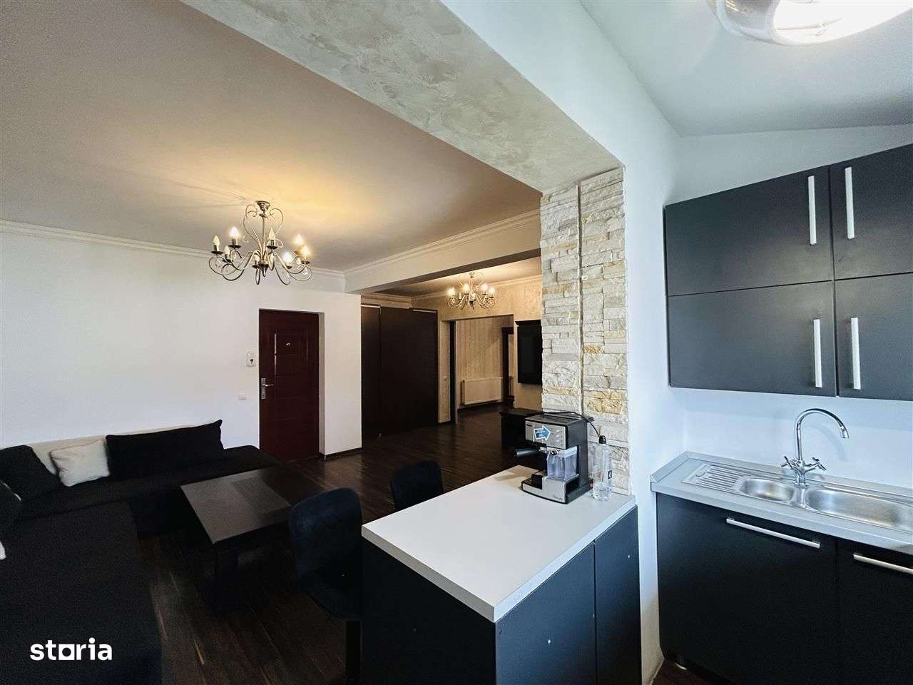 Apartament 2 camere, mobilat complet, 58 mp + balcon închis – Turnișor-1