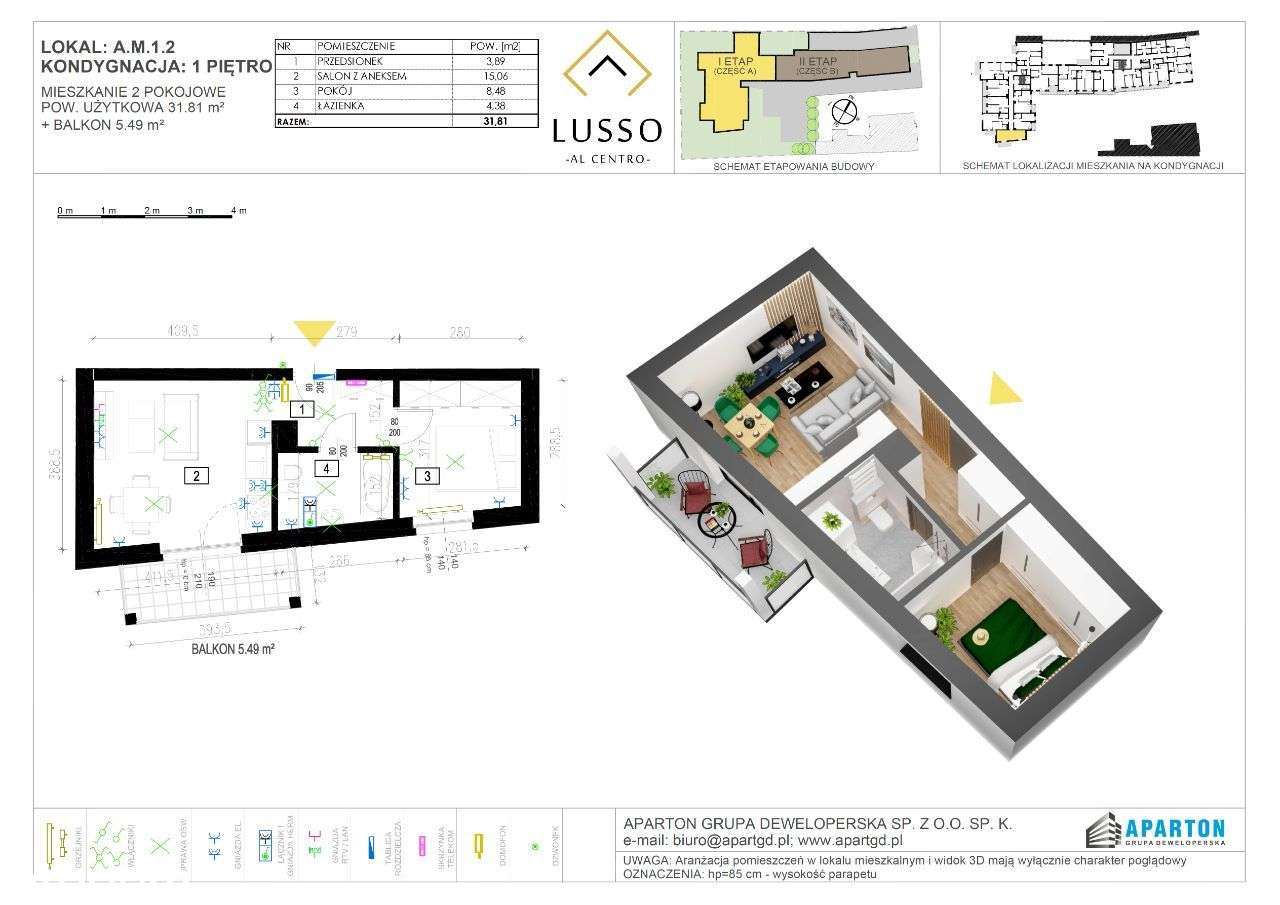2 pokojowe! Lusso Al Centro! A.1.2 - Pełny obrazek: 2/7