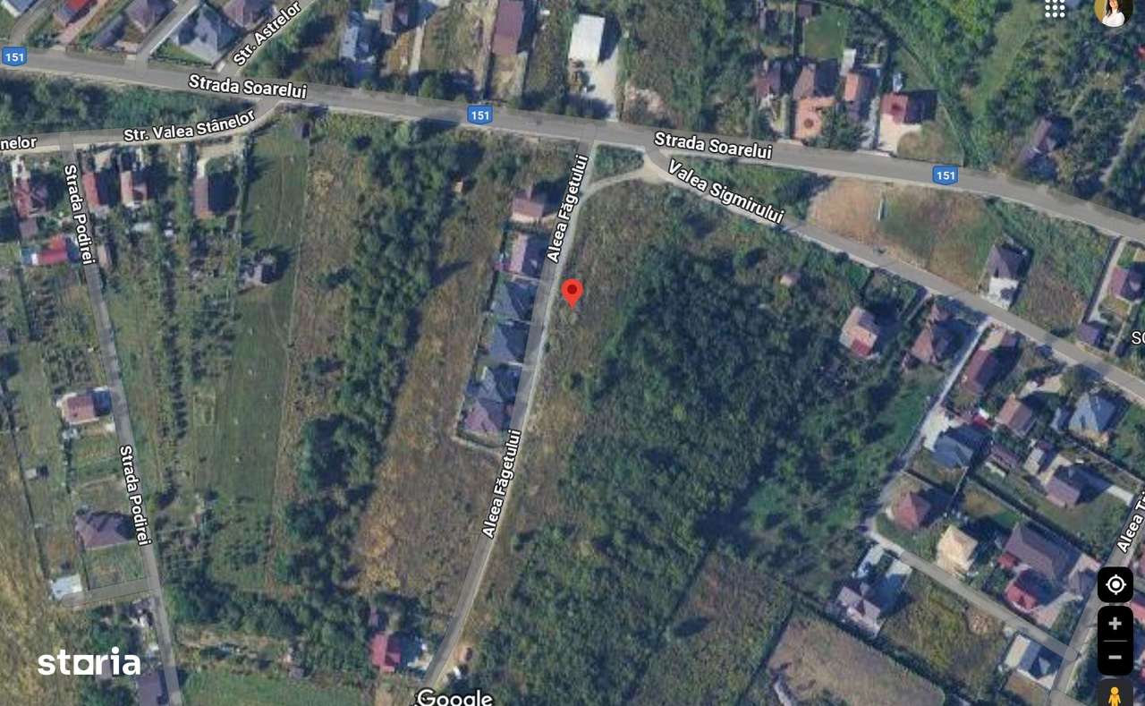 teren intravilan - Aleea Fagetului - 680 mp + 87 mp drum de acces - 57-1