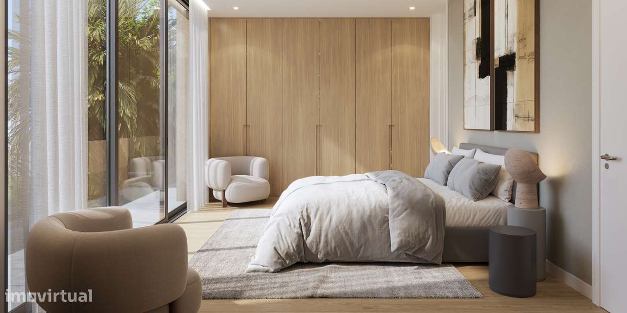 Moradia T4 com piscina, garagem e vista jardim e serra-5