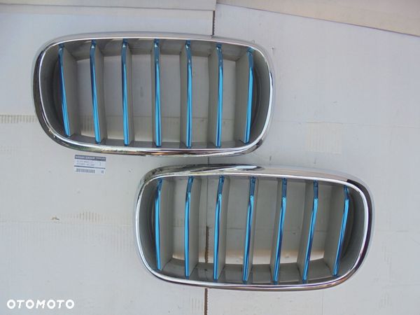 NERKI ATRAPA GRILL BMW X5 F15 40eX KOMPLET ORI - 1