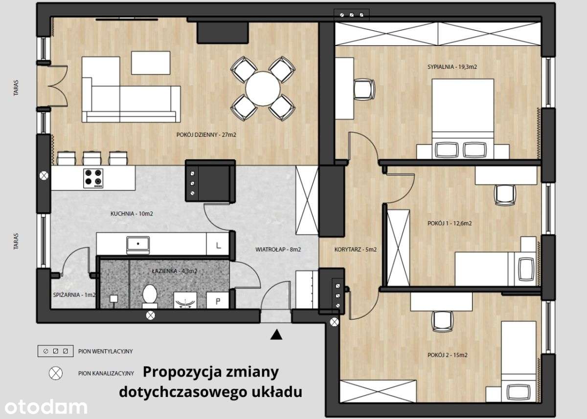 Największy taras w mieście - butikowa kamienica-16