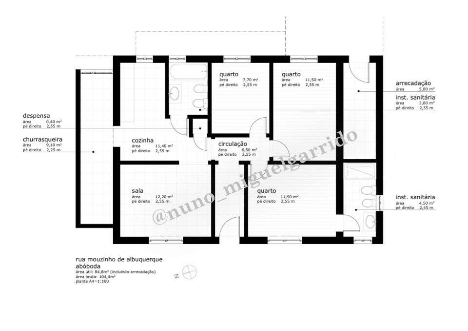 Moradia T3 + anexoT3 + sótão - 195 m2 - Abóboda - São Domingos de Rana-36