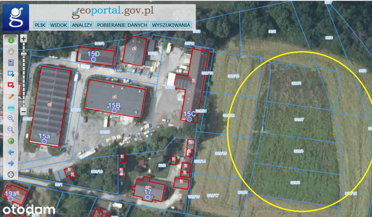 widokowa działka, bezpośrednio, MPZP, prąd dojazd-1