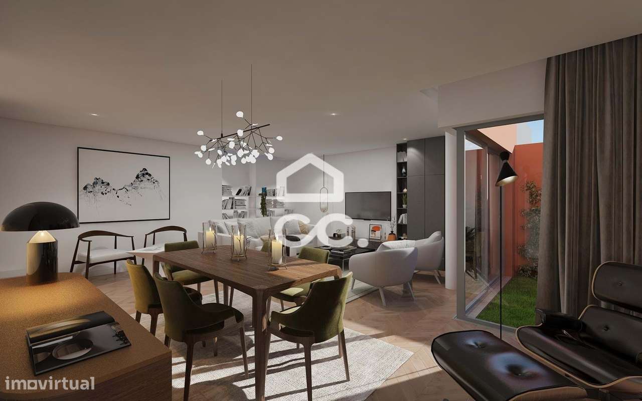 Moradia com projeto aprovado para T4 de luxo, na Foz Velha, com garage - Grande imagem: 4/44