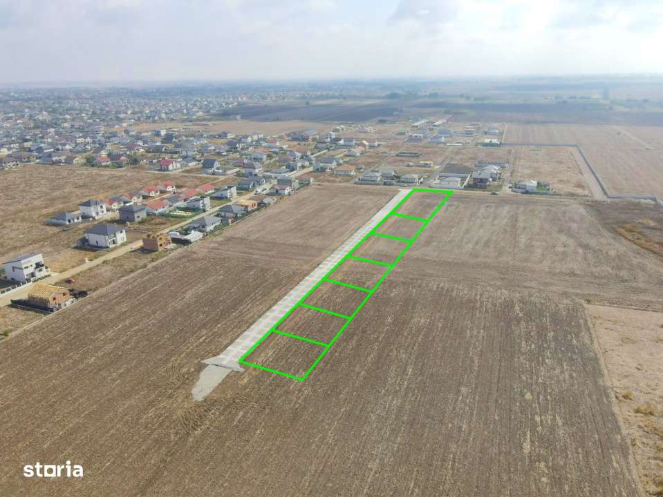 Teren Intravilan In Rate Com Berceni | utilitati: curent, drum | #UG15 - Imagine principală: 3/8