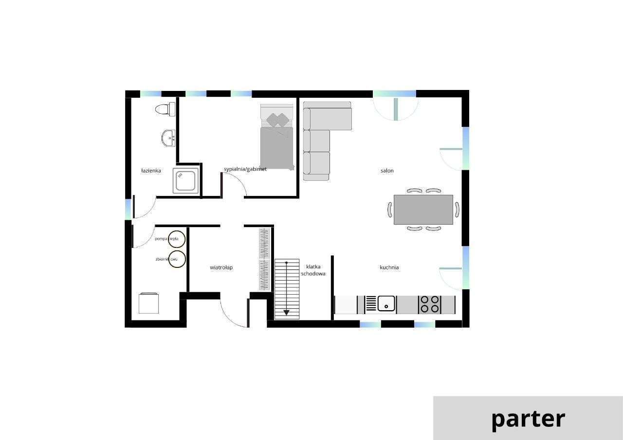 wykończony dom wolnostojący las vis a vis - Pełny obrazek: 4/17
