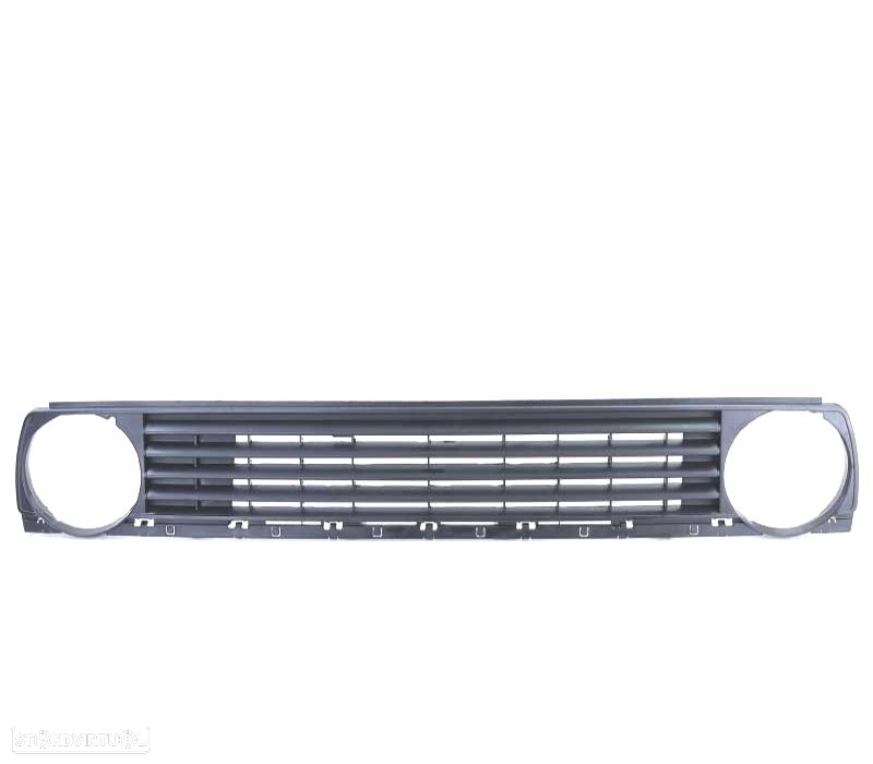 GRELHA FRONTAL SEM SÍMBOLO PARA VOLKSWAGEN VW GOLF 2 II 83-91 PRETA - 4