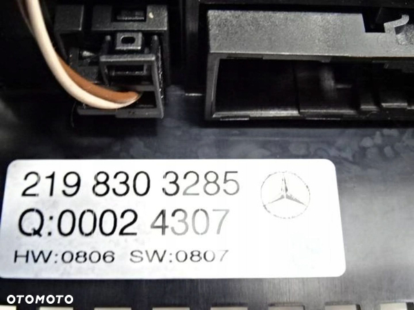 Panel przełącznik nawiewu Mercedes CLS W219 - 2