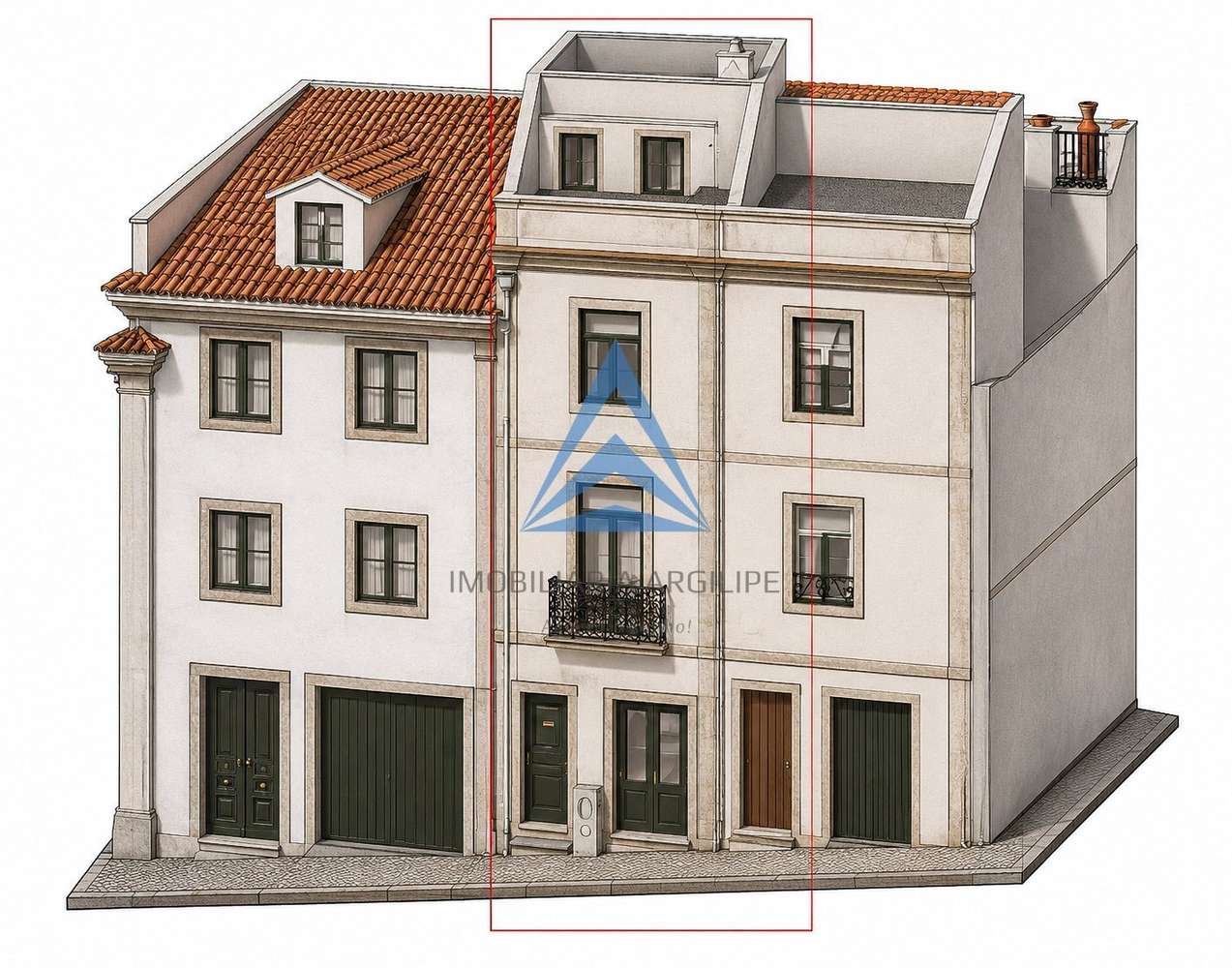 Moradia T4 no Centro Histórico de Constância | Vista rio-29