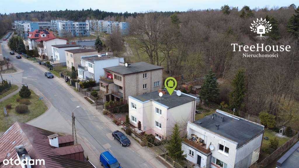 Olsztyn, Zielona Górka, dom przy lesie