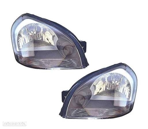 FARÓIS OPTICAS PARA HYUNDAI TUCSON 04-10 - 1