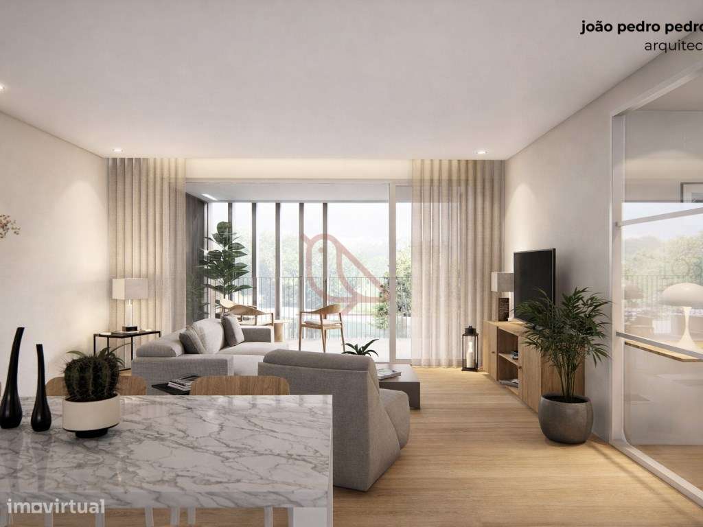 Apartamento T2 / Condomínio Fechado com Piscina / Fátima-12