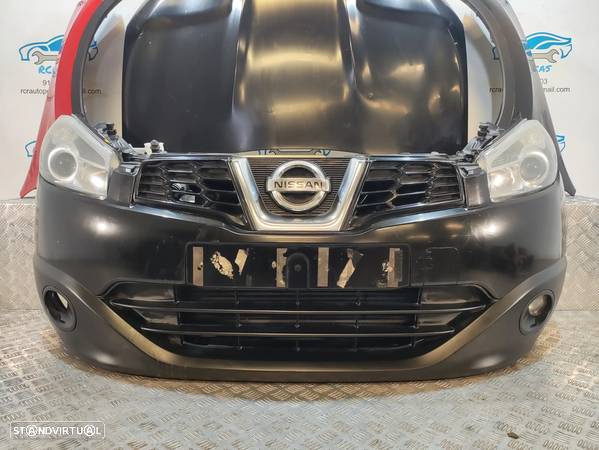 FRENTE COMPLETA NISSAN QASHQAI I 1 MK1 J10 FACELIFT FASE 2 CAPOT PARACHOQUES GUARDA-LAMAS OTICAS RADIADOR VENTILADOR FRENTE FIBRA ABAS REFORÇO - 4