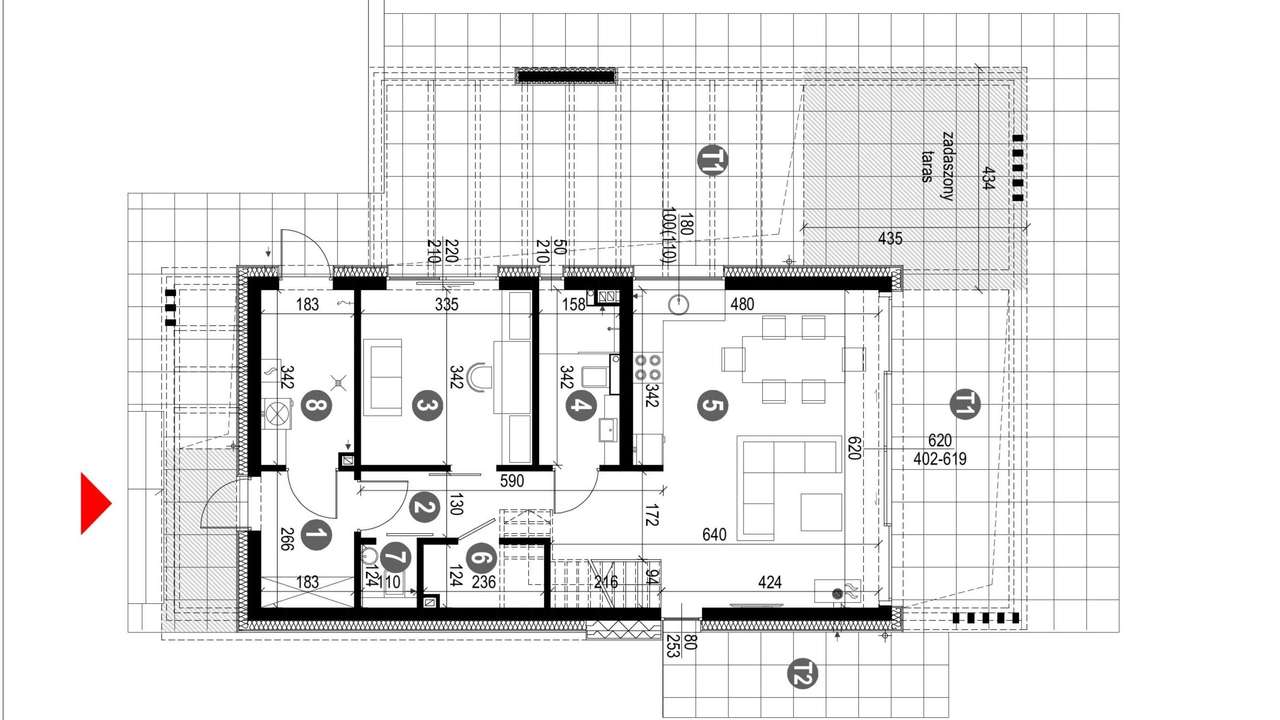 Dom pod lasem | 5 pokoi | 10 ar | do wykończenia-10