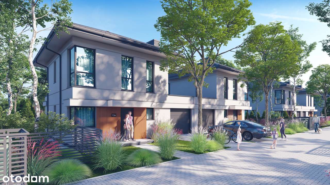 Dom Łomianki, lokal mieszkalny 5B - 105,76 M2. OGRÓDEK 384 M2