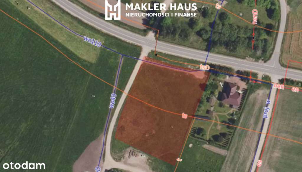 Działka z możliwością uzyskania warunków zabudowy-5
