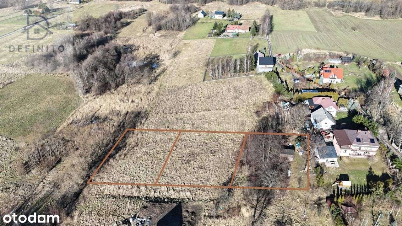 Widokowe działki w Janowicach koło Wieliczki