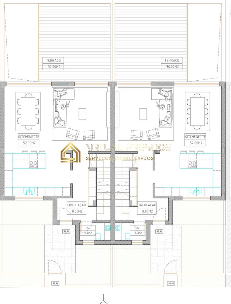 Moradia em Banda T4+1 - Pera - Nova - Garagem-27