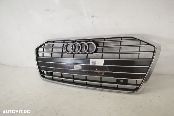 Grila Centrala Radiator Originala In Stare Buna S Line Audi A6 C8 2018 2019 2020 4K0853651 - 3