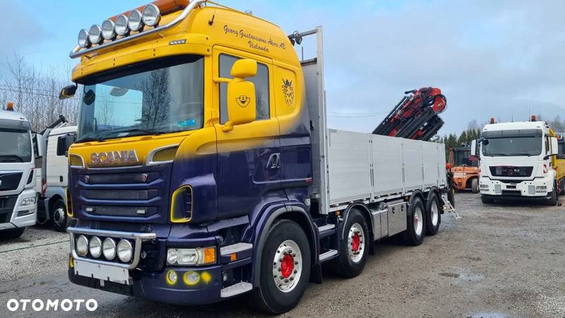 Scania R560 V8. 8X4 PALFINGER 26002+JIB - 7