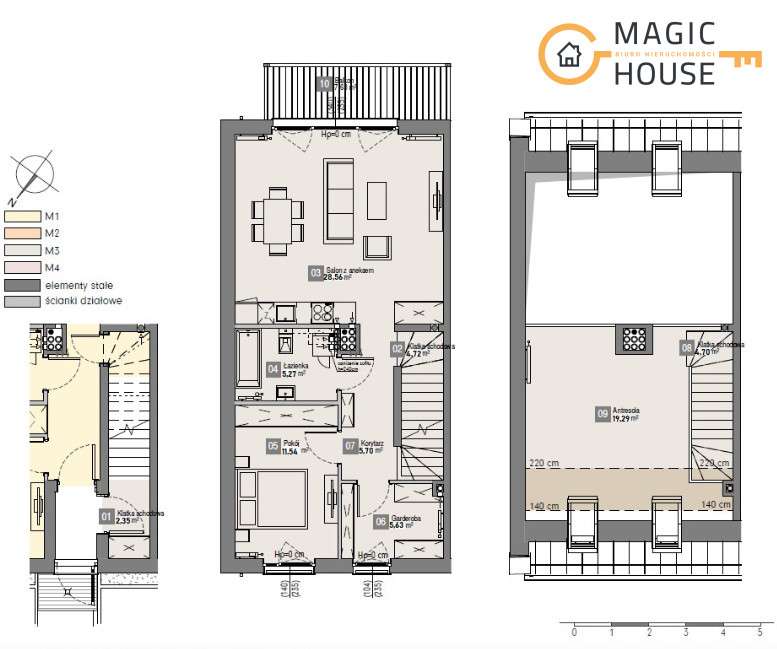 Przestronne 4-pokojowe mieszkaniez z Antresolą! - Pełny obrazek: 5/5
