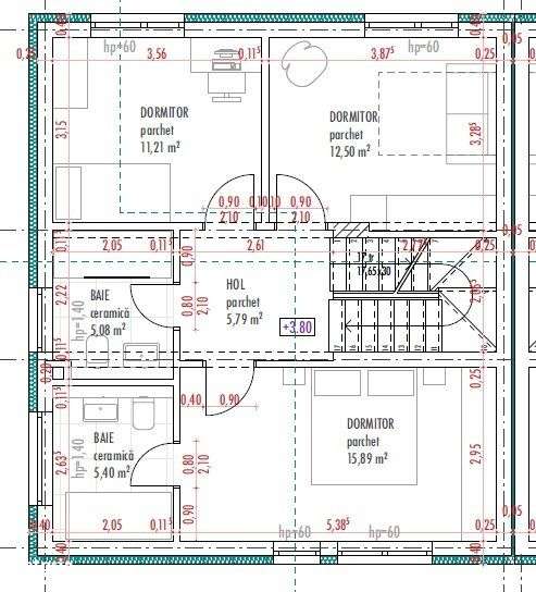 Proiect nou! Duplex de vanzare, 5 camere, Buna Ziua-14
