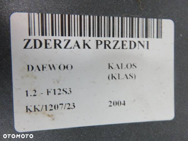 ZDERZAK PRZÓD DAEWOO KALOS - 10