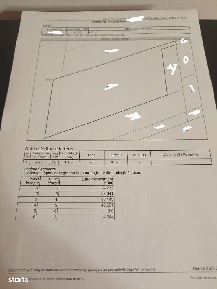De vânzare teren extravilan în Valea Crisului - Imagine principală: 4/7