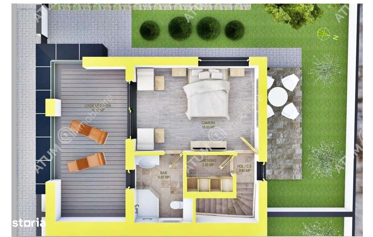 Casa moderna cu 4 camere 3 bai si teren de 214 mp zona Triajului - Imagine principală: 5/5