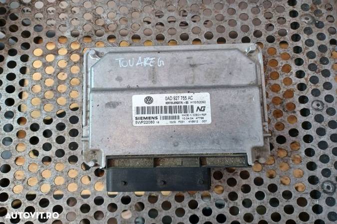 CALCULATOR MOTOR ECU 0AD927755AC MX 1253 Volkswagen VW Touareg  seria - 1