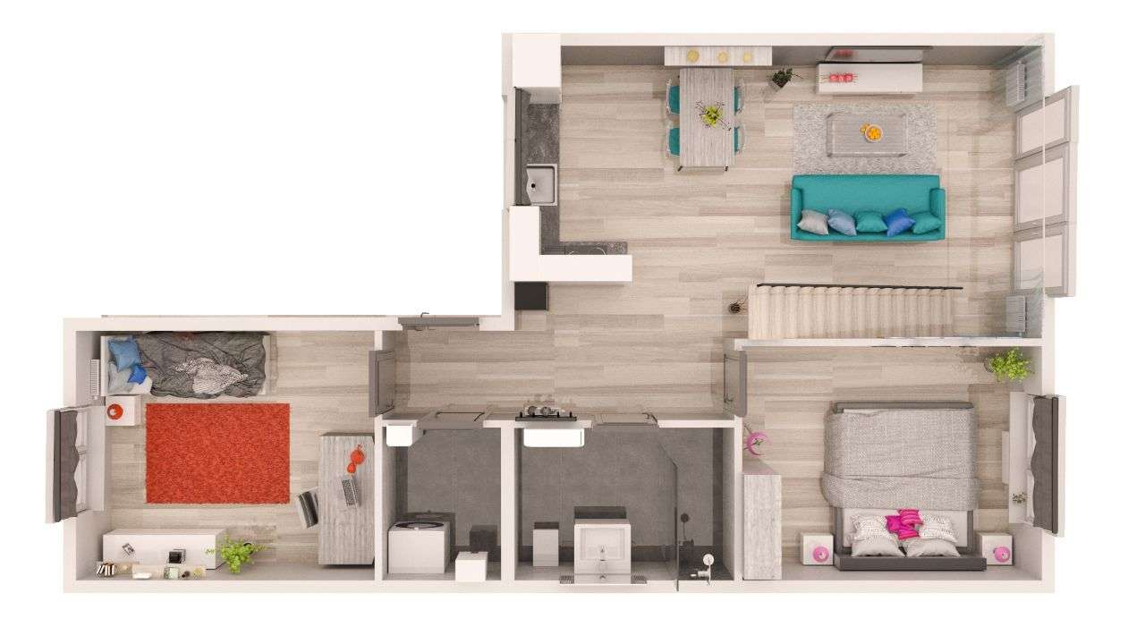 111m² (70m² + 41m²-2 poziomy) +balkon+m.parkingowe-KAMERALNE-6