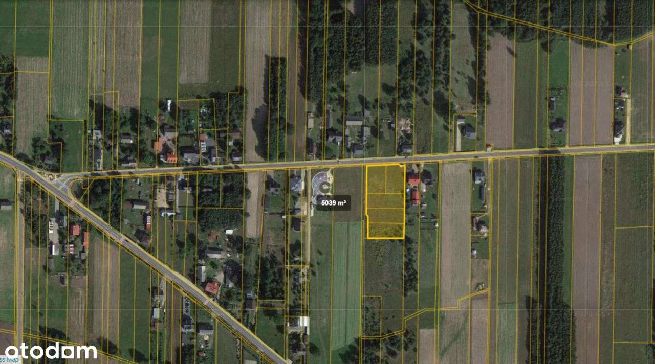 działki - ŻŁOBNICA - gm. Kleszczów - Pełny obrazek: 4/4