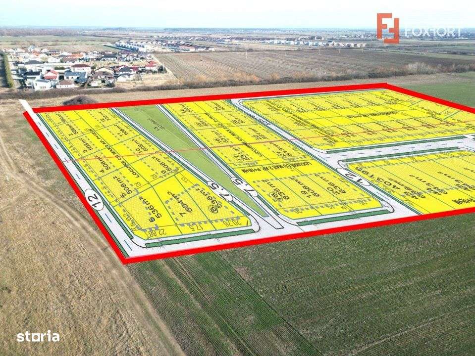 COMISION 0% Parcele Teren cu utilitati, front 18ml – Bucovat - Imagine principală: 5/7