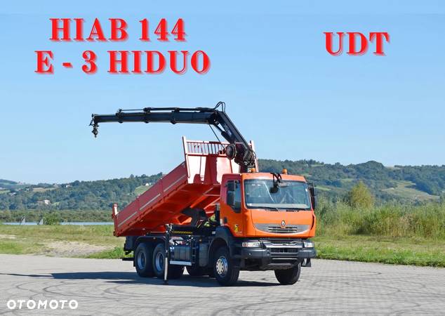 Renault Kerax 430 * HIAB 144E-3HIDUO/PILOT * 6x4 - 1