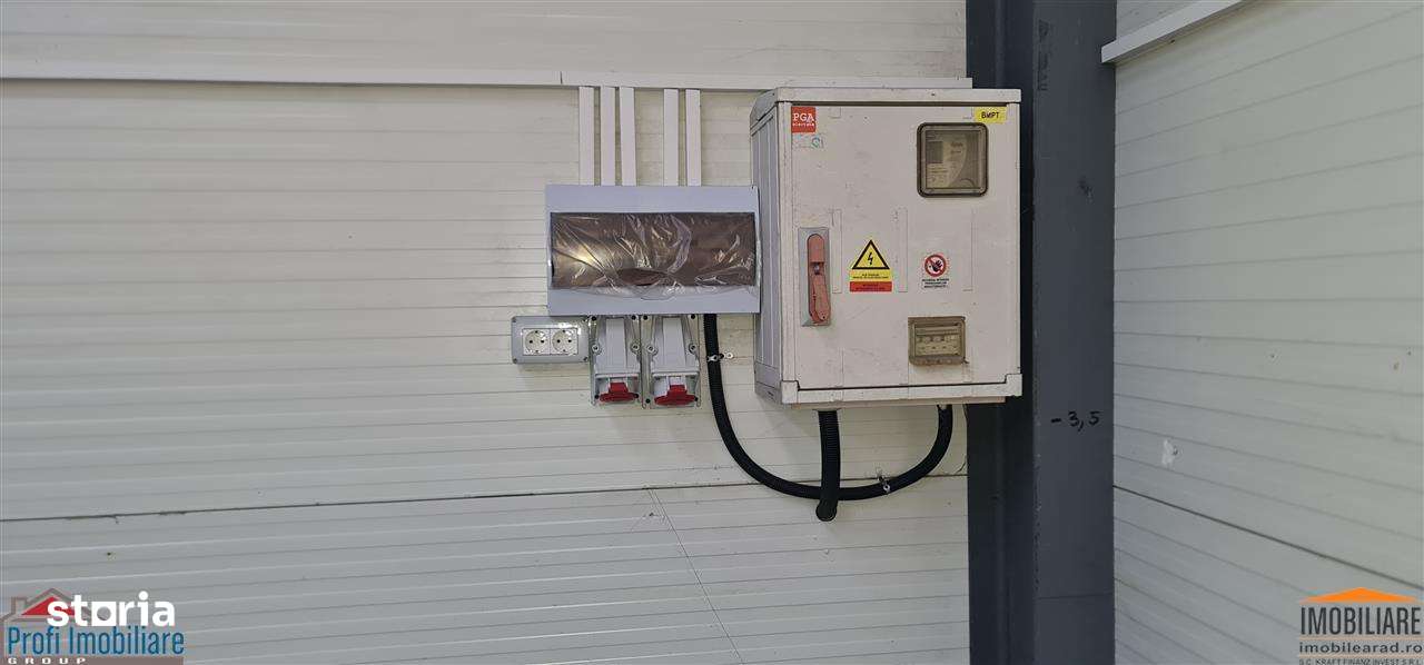 Hala noua langa A1 pe artera principala 360mp acces TIR  in interior - Imagine principală: 5/8