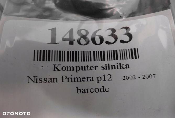 NISSAN PRIMERA P12 1.9DCI KOMPUTER 0281011437 - 5