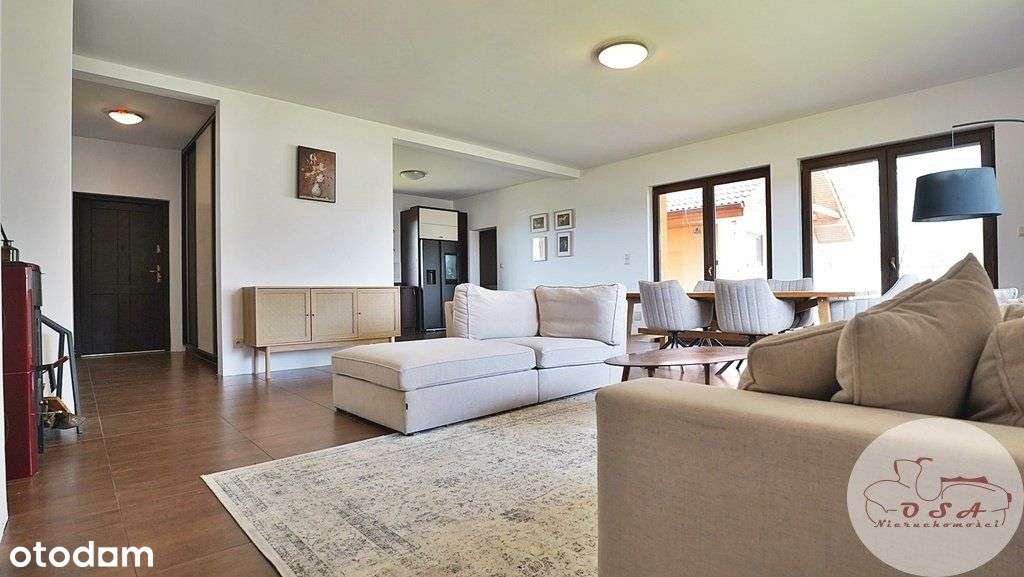 Parterowy wolnostojący duża działka Żabno Mosina-1