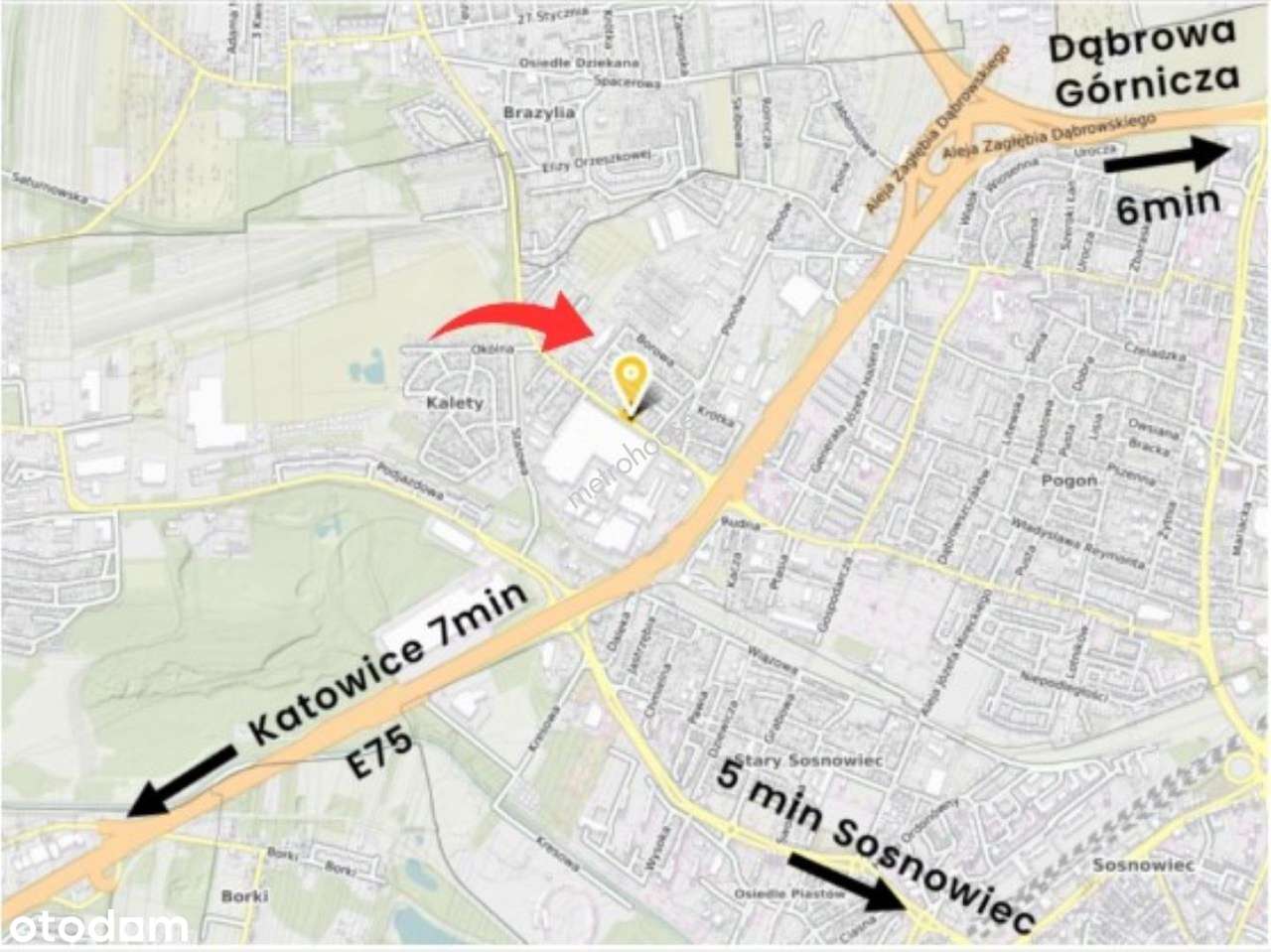 Sosnowiec świetnie skomunikowany Obiekt doskonały na każdą działalność - Pełny obrazek: 5/8