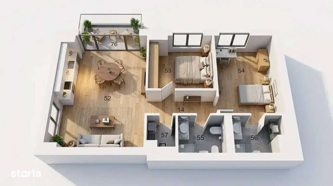 3 Camere Premium | Aviatiei | Promenada | Comision 0