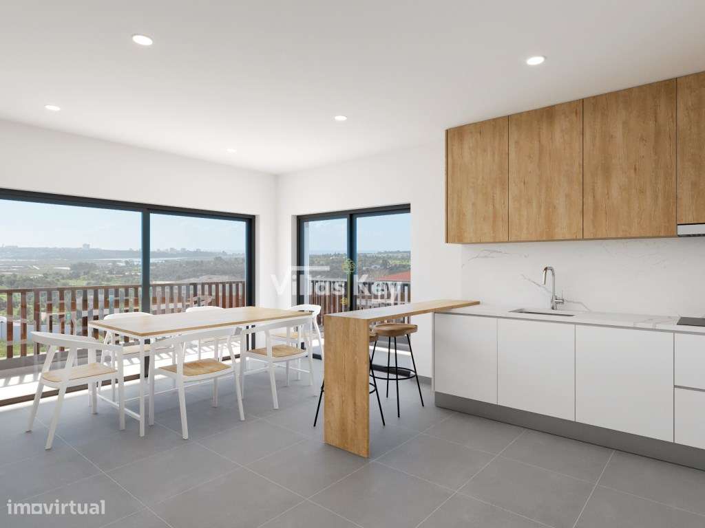 Apartamento T3, com vista mar e Ria do Alvor, piscina e estacioname... - Grande imagem: 2/23